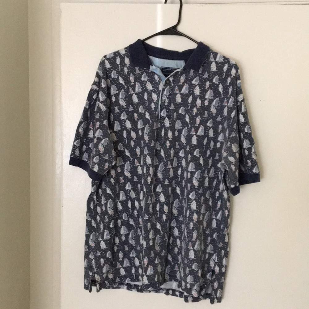 North River Print Polo